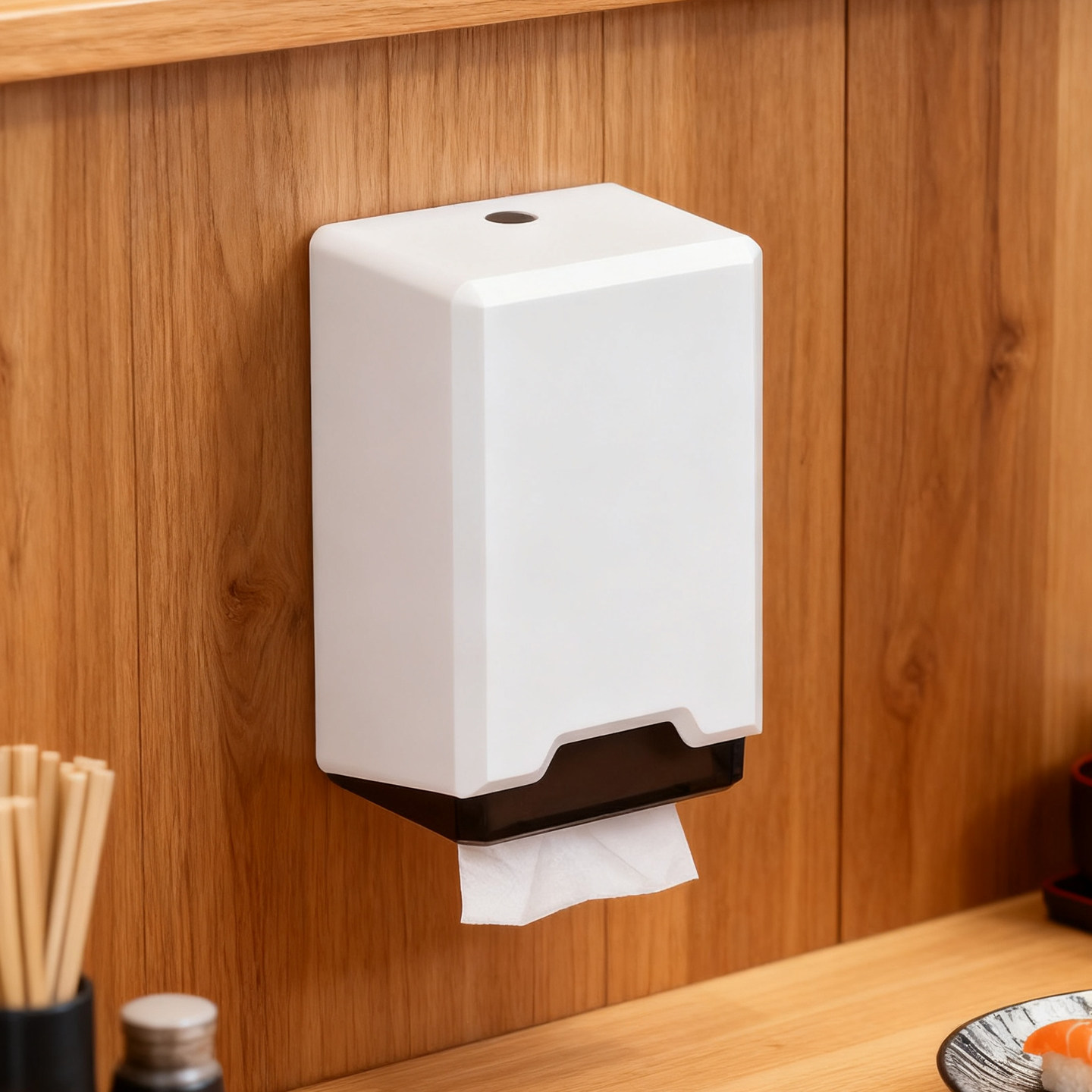 餐厅挂壁式抽纸盒免打孔卷擦手纸巾盒架卫生间餐巾纸饭店厕所收纳,家装主材,卷纸器/纸巾架,淘宝优惠券,粉丝福利购,淘宝优惠卷
