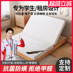 天然椰棕床墊兒童硬棕櫚家用出租房經(jīng)濟(jì)型棕墊1.8m1.5米1.2可折疊