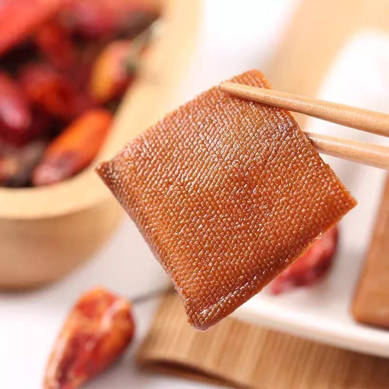 良品铺子薄豆干160g*2袋w甜辣味手撕豆腐干豆皮辣条独立小包装零