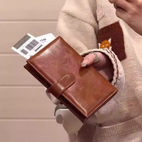 护照夹钱包证件包一体钱包卡包一体旅行证件包护照夹皮质护照包
