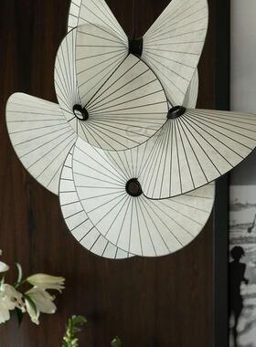 工厂直销日式侘寂别墅客厅艺术吊灯餐厅中古民宿酒店会所宴会装饰