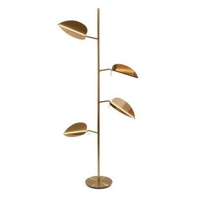 工厂直销复刻意大利Visionnaire 极简客厅落地灯设计师创意叶子卧