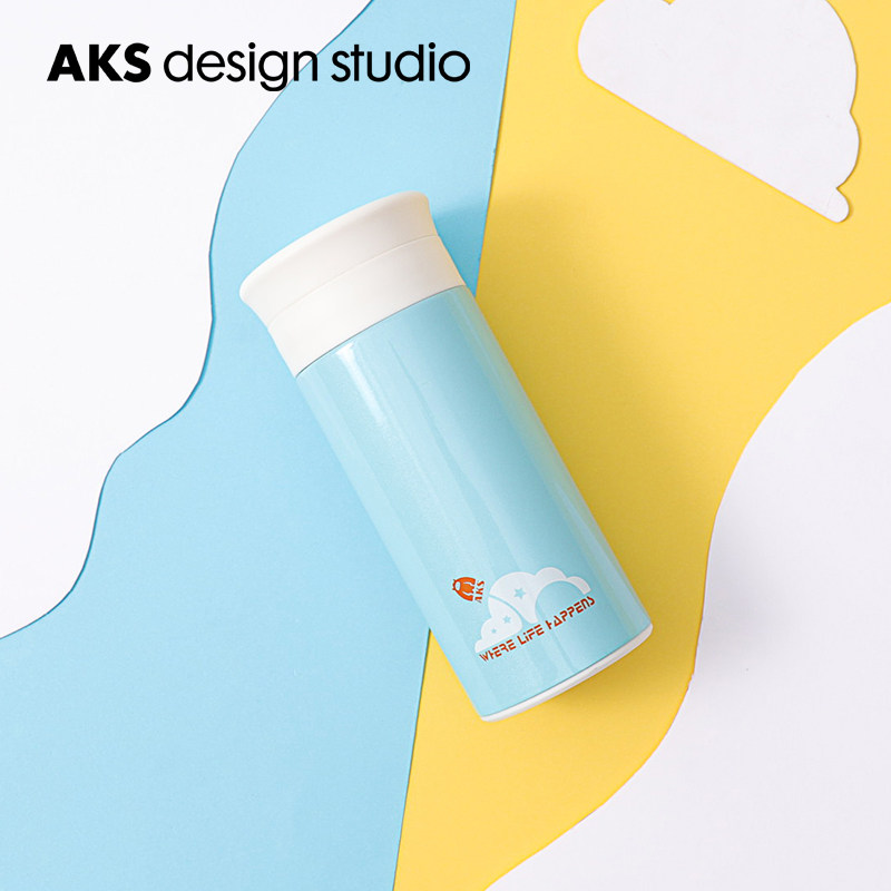 官方正品AKS户外小保温杯