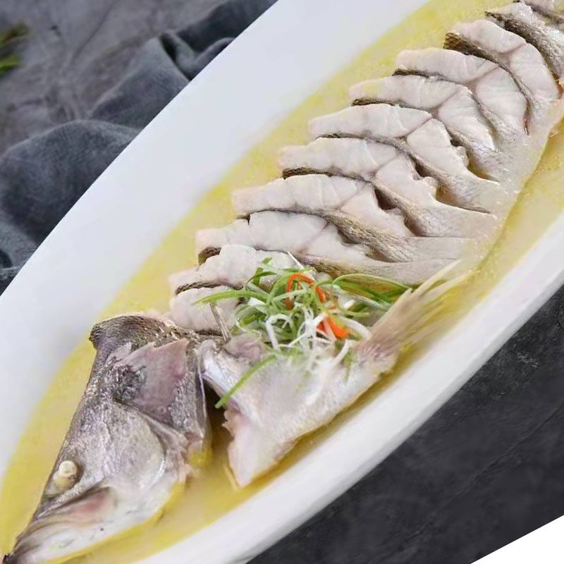 【2条】大江南功夫鱼半条700g腌制速冻花刀鲈鱼清蒸装酒店半成品
