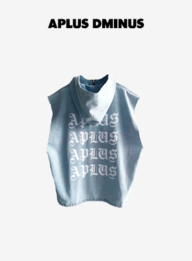 APLUS DMINUS “REMAKE” 牛仔坎肩马甲外套