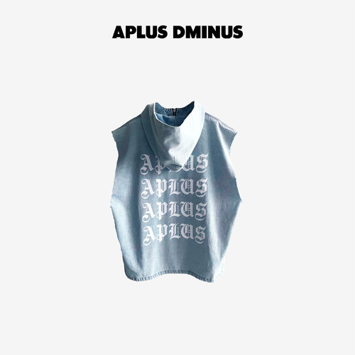 APLUS DMINUS “REMAKE” 牛仔坎肩马甲外套