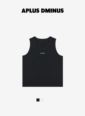 APLUSDMINUS潮牌儿童纯棉运动背心男童夏季宽松无袖T恤中大童汗衫