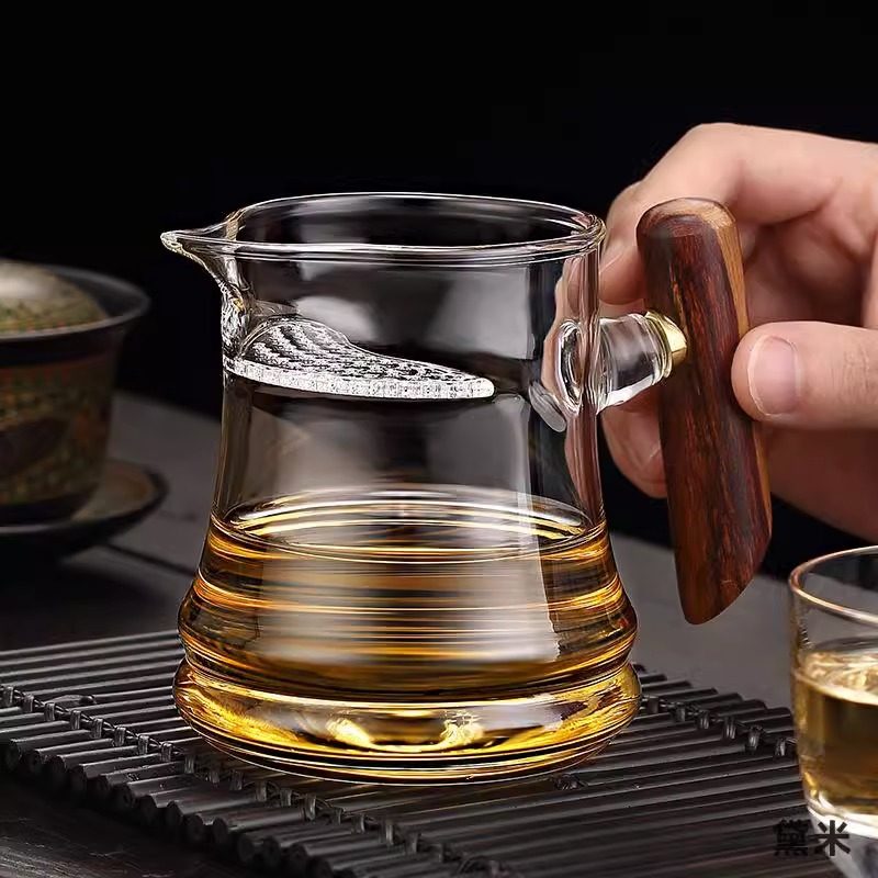 玻璃月牙公道杯茶漏一体绿茶专用茶具过滤泡茶公杯滤网功夫分茶器,餐饮具,公道杯,淘宝优惠券,粉丝福利购,淘宝优惠卷