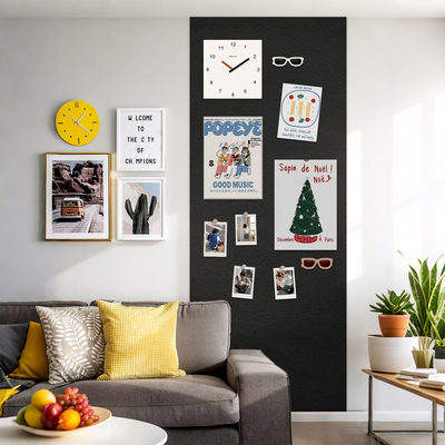 照片墙大面积毛毡板免打孔相片