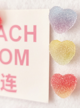 爱心图钉按钉工字钉毛毡软木板扎照片墙钉装饰大头针10颗/盒