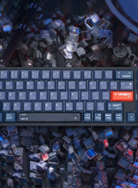 Darmoshark达摩鲨KT65MAX有线磁轴铝合金热插拔客制化RGB机械键盘