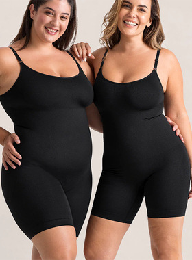 IAMUBABA SKIMS欧美爆款吊带塑身连体衣收腹无缝美体衣bodysuit