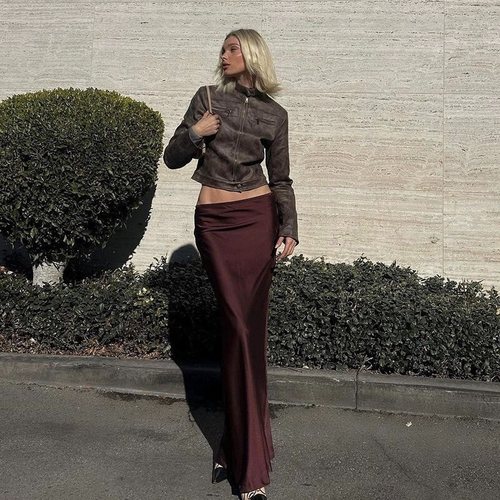 美式夹克短外套复古做旧拉链