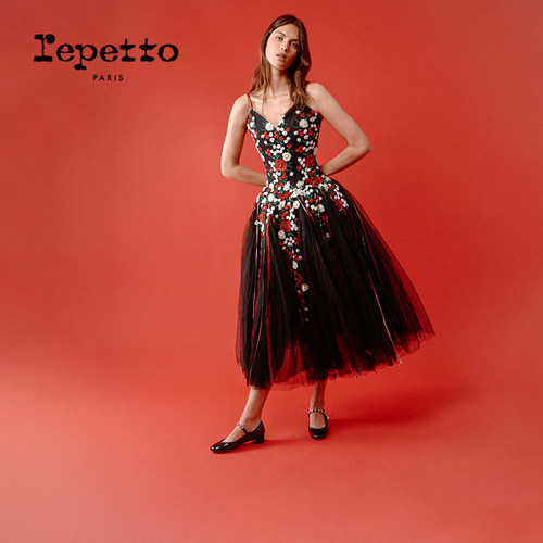 REPETTO丽派朵 ROSE PERLE皮底珍珠低跟玛丽珍鞋婚鞋2025秋季新款