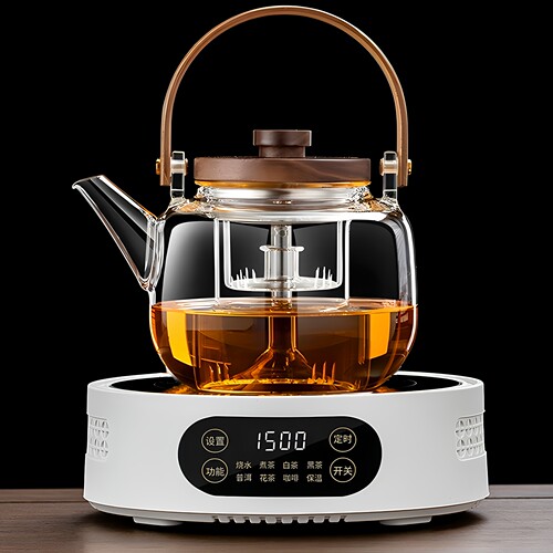 2025新款电陶炉煮茶小型煮茶器家用烧水养生壶泡茶炉电磁炉电热炉