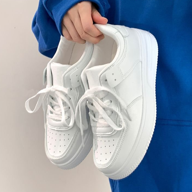 小白鞋女秋冬季2025新款简约学生板鞋白色学院风百搭时尚休闲鞋春,女鞋,时尚休闲鞋,淘宝优惠券,粉丝福利购,淘宝优惠卷