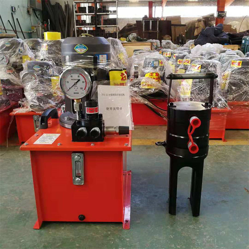 单道三道钢筋套筒冷挤压机 分体式液压钢筋套筒连接机含一套模具