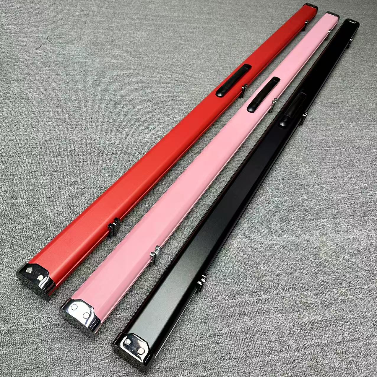 铝合金台球杆盒三槽通杆杆盒两槽一体球杆盒斯诺克球杆杆盒通用图片