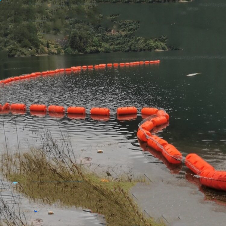 200*1000圆柱形水中水藻泡沫垃圾阻挡浮体 支持来图来样滚塑研发