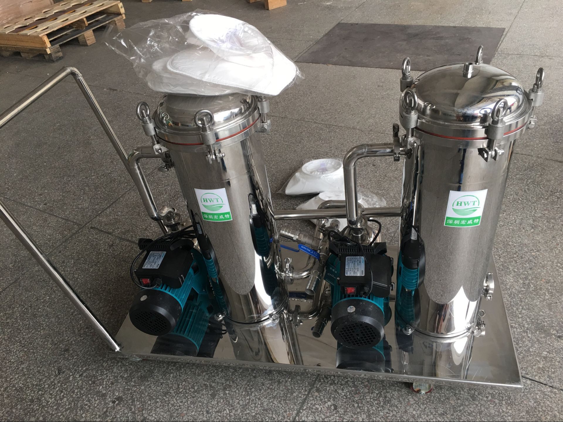 移动式油墨液体过滤器小推车