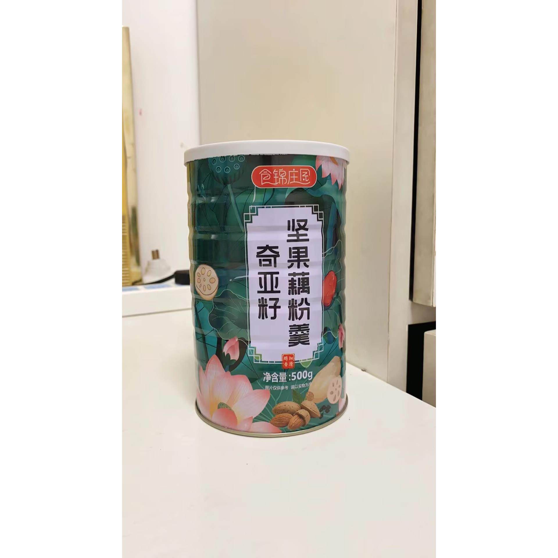 食锦庄园送玻璃碗勺坚果藕粉羹正宗奇亚籽红枣坚果早餐营养餐美味