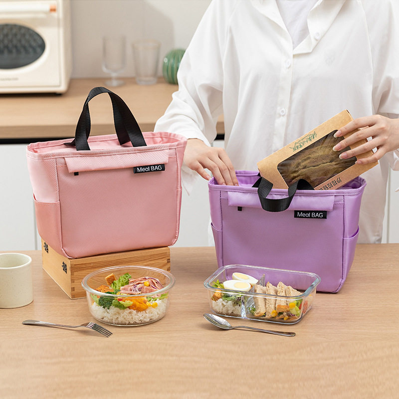 便当包大容量午餐保温包餐包冰包学生上班送饭袋手提袋便当饭盒包