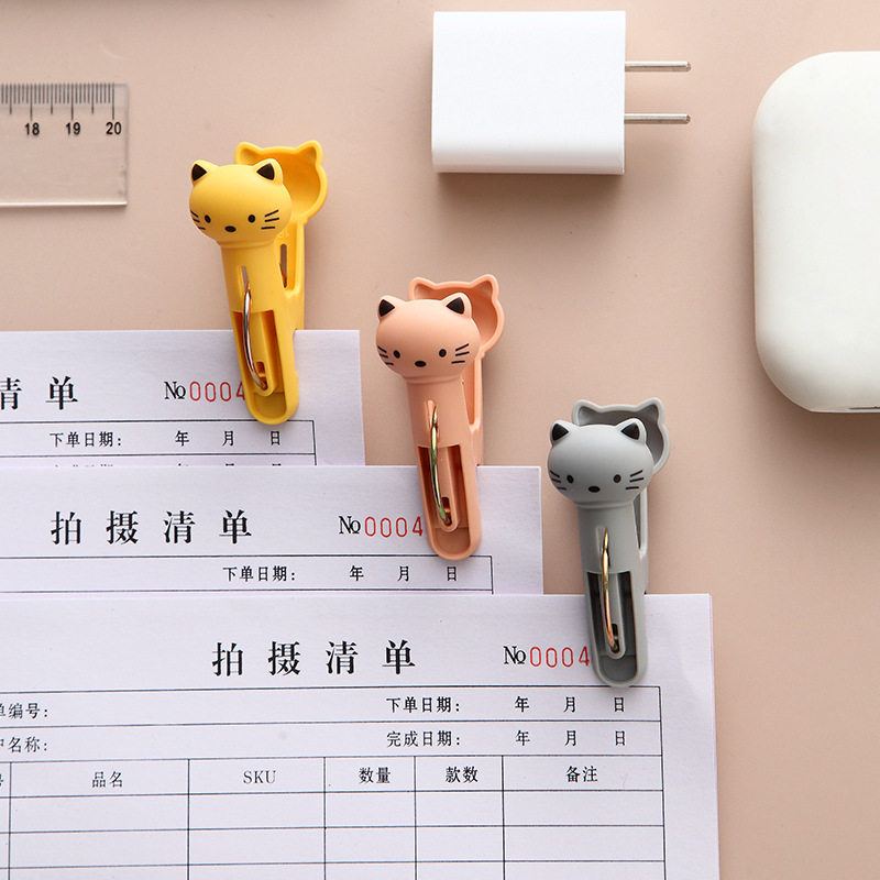 卡通猫咪强力晾衣夹子动物造型晒被夹整件优惠强力夹子