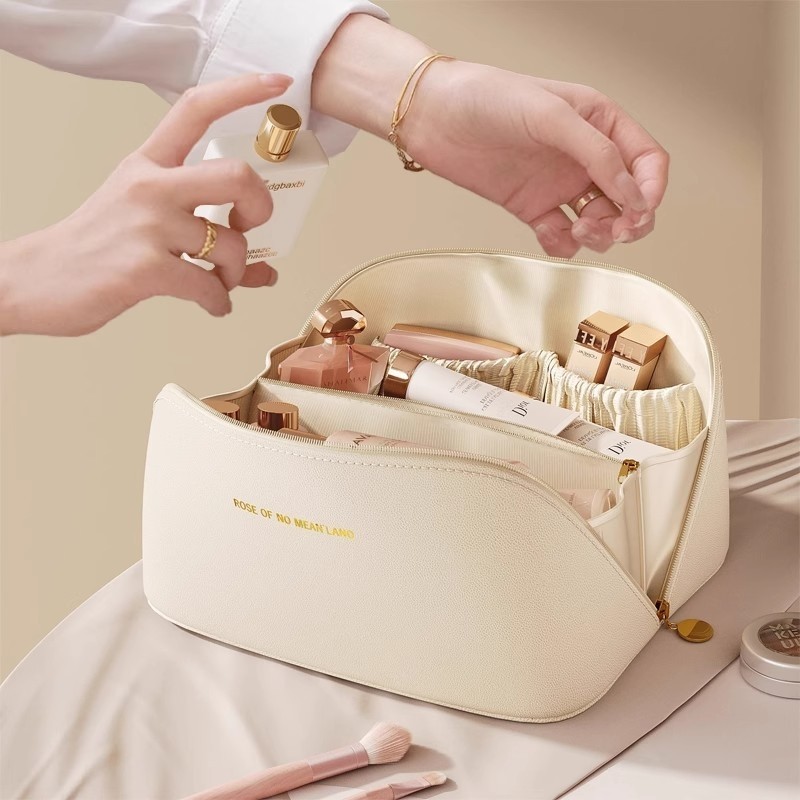 风琴枕头化妆包女分区收纳旅行便携收纳包高颜值大容量防水洗漱包