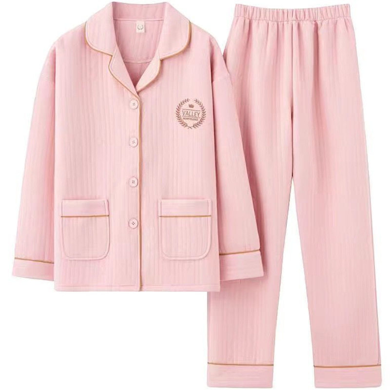 美梦纯棉冬季加厚夹层棉睡衣女长袖保暖开衫中青年女款空气棉家居,女士内衣/男士内衣/家居服,睡衣/家居服套装,淘宝优惠券,粉丝福利购,淘宝优惠卷