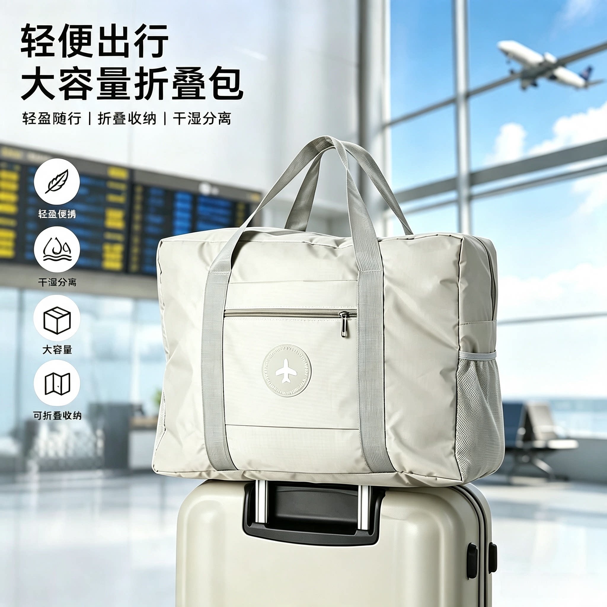 大容量手提短途登机旅行包