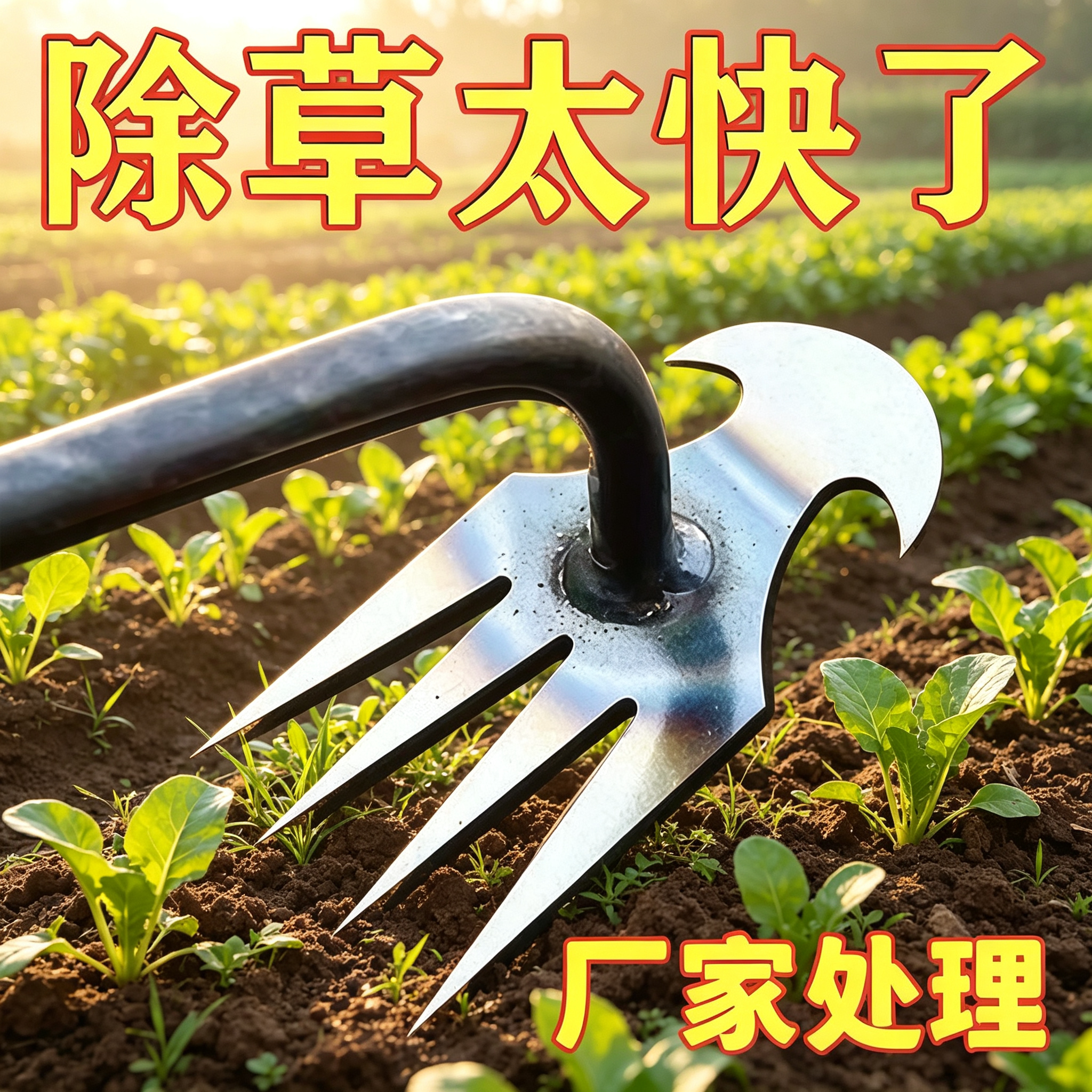 除草专用工具锄草耙子松土拔草神器铲子多功能起除草器连根挖野菜
