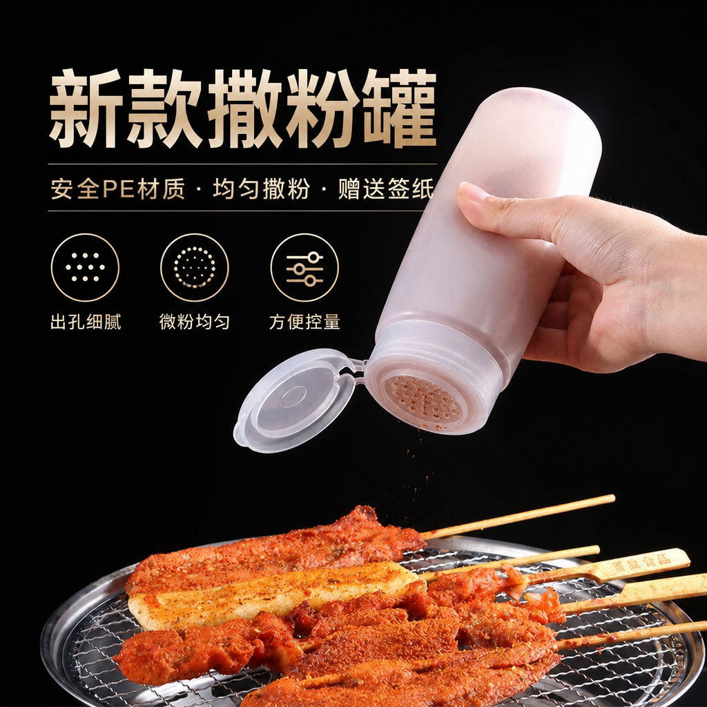 撒粉瓶商用烧烤店专用工具孜然芝