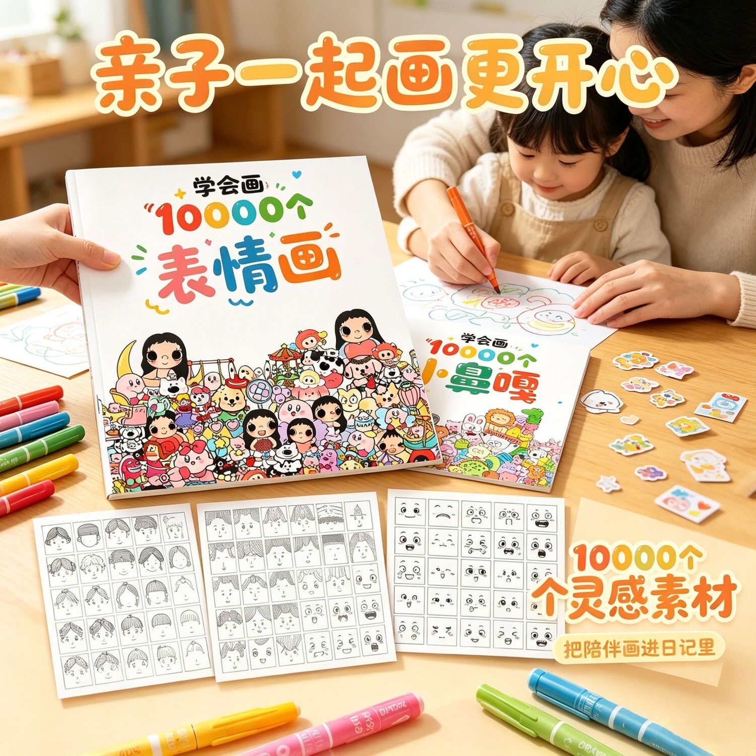 小鼻嘎画画本摸鱼线稿