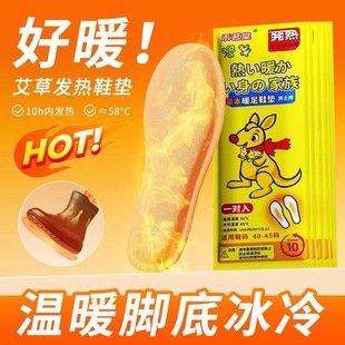 暖脚神器自发热暖宝宝发热鞋 垫女可行走办公室暖足贴暖脚底免充电