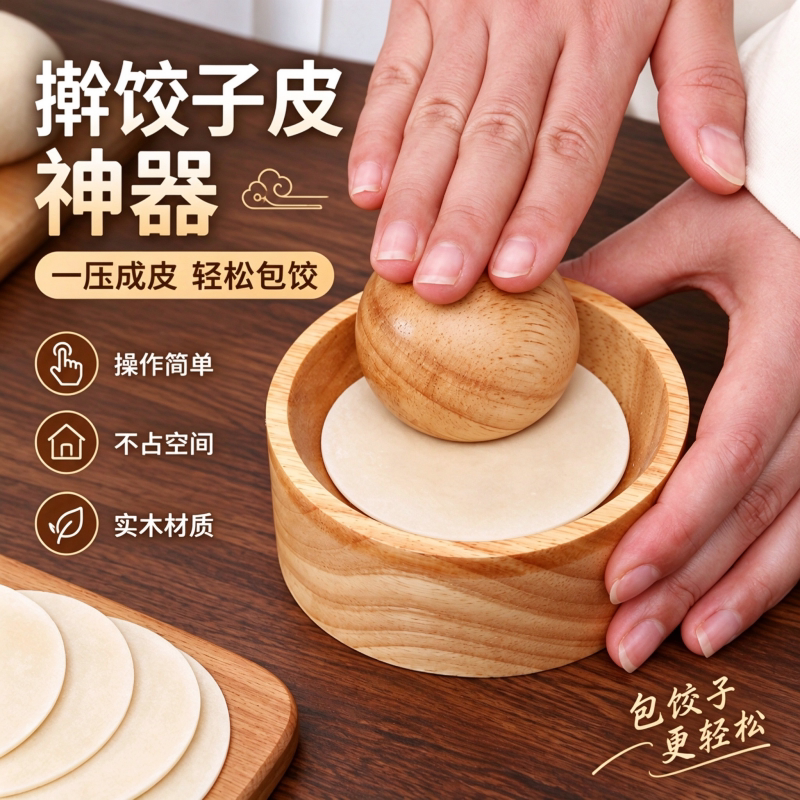 家用包饺子神器厨房压皮擀皮饺子模具包水饺雪媚娘超方便创意工具
