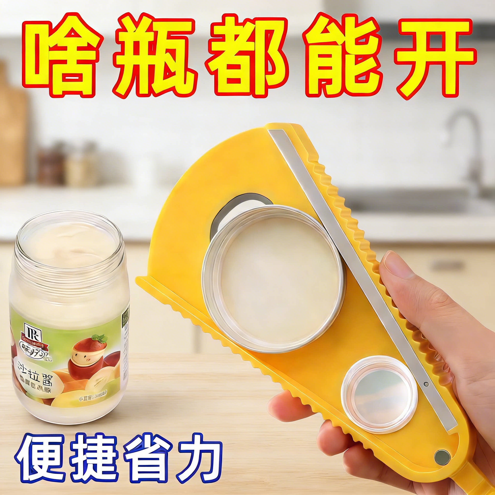 拧盖器万能开瓶器多功能家用拧瓶盖开罐器罐头拧盖器手动开盖神器