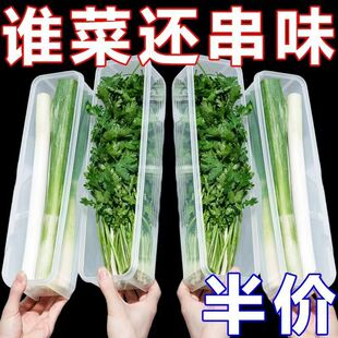 香菜小葱冰箱保鲜收纳盒/防捂防霉防潮/五谷杂粮不占空间锁鲜神器