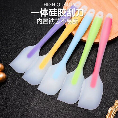 硅胶刮刀一体式抹刀铲刀食品级烘焙工具蛋糕切刀奶油刮板家用铲子