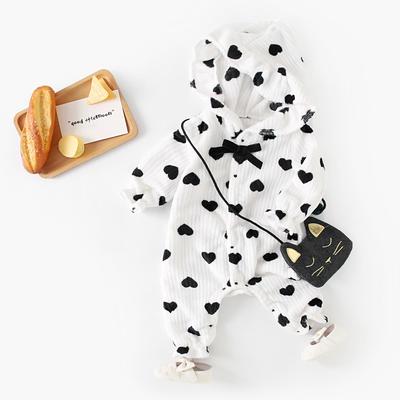 珊瑚绒加厚法兰绒可爱卡通套装