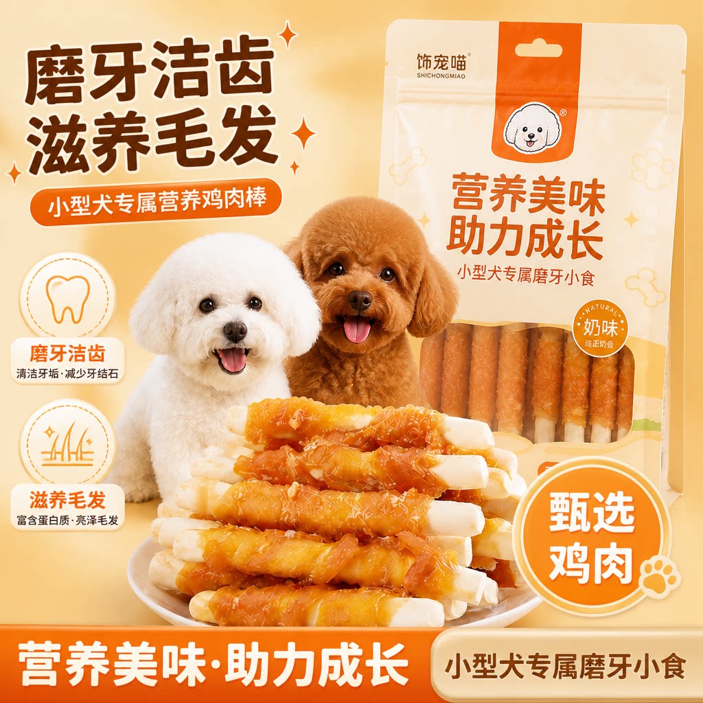 狗狗磨牙棒奖励训练宠物零食图片
