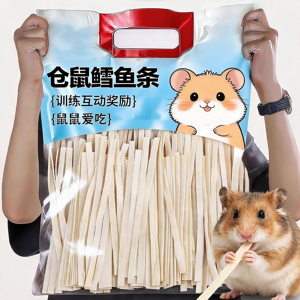 鳕鱼柳鸡肉条仓鼠零食磨牙营养粮食饲料荷兰猪蜜袋鼯小宠增肥长肉图片