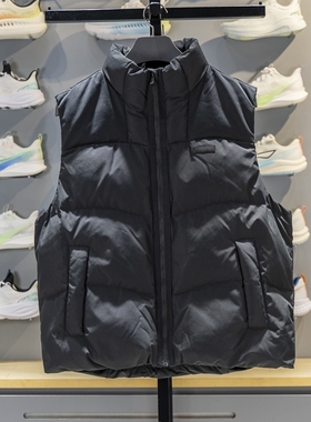 李宁羽绒马甲男子2025新款反伍系列80%鸭绒保暖防泼水马甲AMRV029