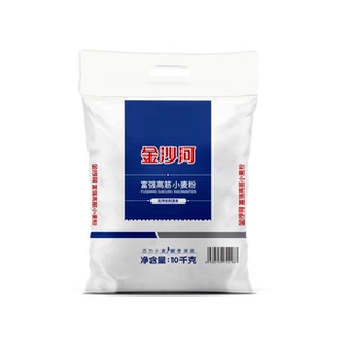 10斤金沙河富强高筋小麦粉通用月饼白面粉5kg馒头包饺子面包粉