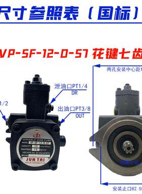 新款JUNTAIVP-SF-20-D液压油泵30 15 12 40变量叶片泵泵包邮