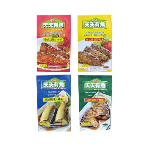 天天有鱼泰式沙丁鱼日式鲭鱼
