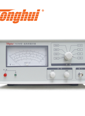 同惠TH2268 TH2281B超高频毫伏表低频功率计电压仪TH19003