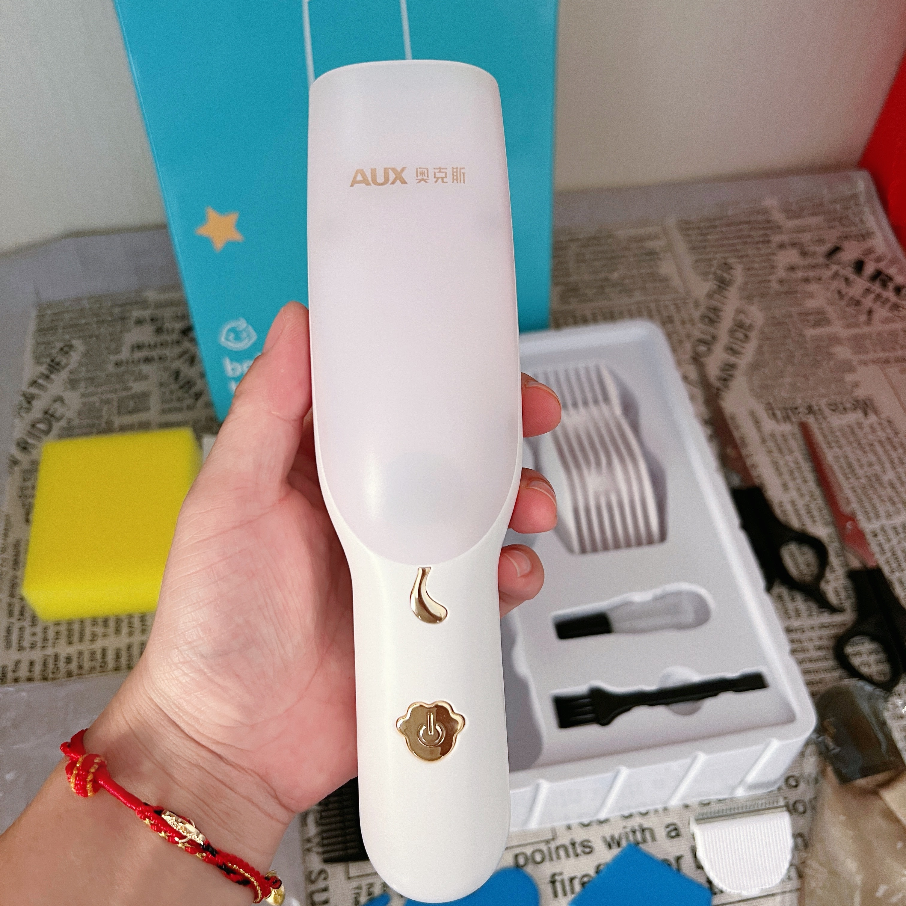 AUX/奥克斯 ARF-30DC02 自动吸发婴儿理发器儿童推子宝宝剃头神器