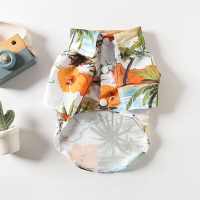 Spring Summer Pet Chinese Style Dog Shirt for Teddy Bichon S