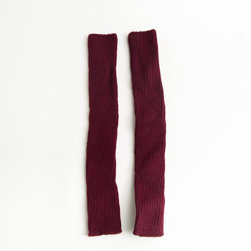 Wool Leg Warmer Socks for Women Thick Autumn Winter Half Kne
