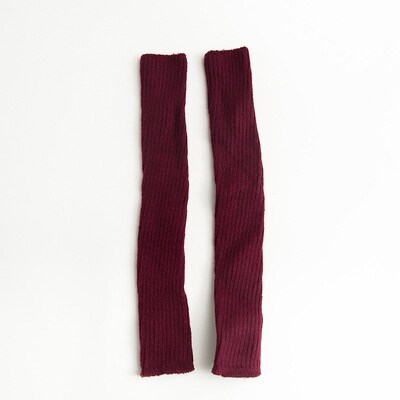Wool Leg Warmer Socks for Women Thick Autumn Winter Half Kne
